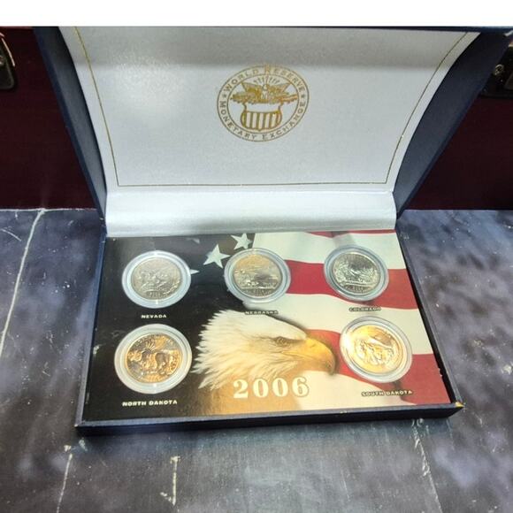 United States of America 50 States Quarters Framed Collection - Picture 9 of 12